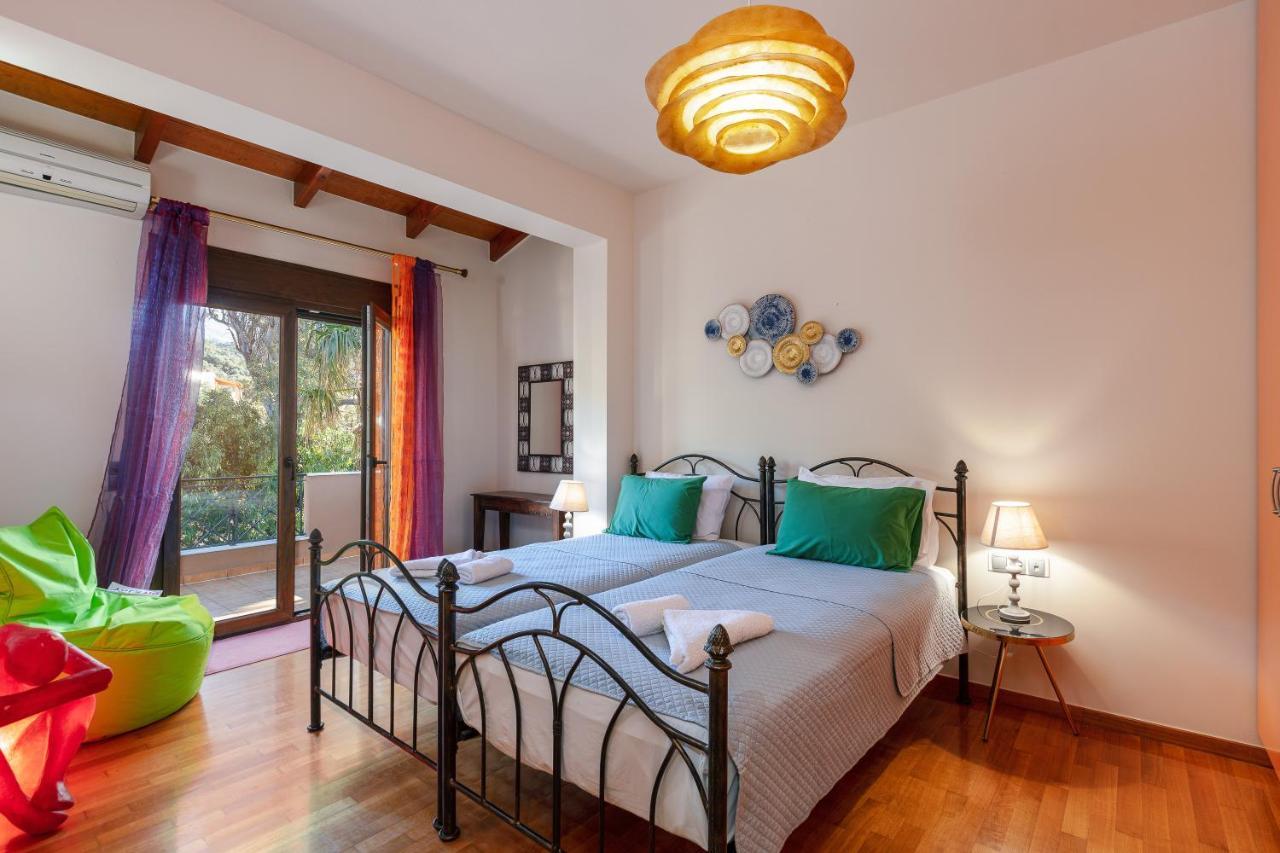 Family Villa Ellis Plakias With Private Pool 200M To The Beach Walking Distance To The Amenities Eksteriør billede